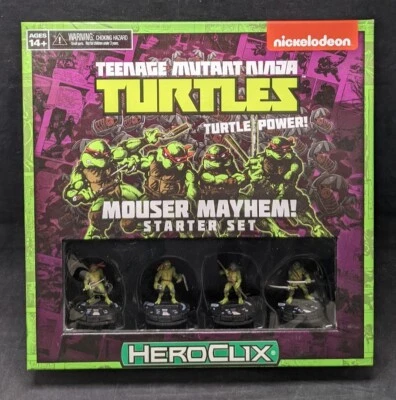 TMNT Heroclix Mouser Mayhem Starter Set - Wizkids - Abierto Foto 1 de 4