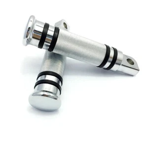 2x Motorcycle Footrests Footpeg Pedal For Harley Dyna Electra Glide XL883N FLHR - Bild 1 von 6