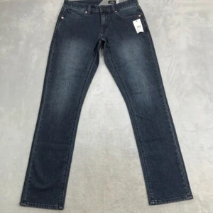 Volcom men's Vorta Slim Straight Jeans Size 28 Medium Wash New - Picture 1 of 10