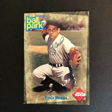 1995 Collector's Edge Ballpark Franks Yogi Berra Autograph  YANKEES