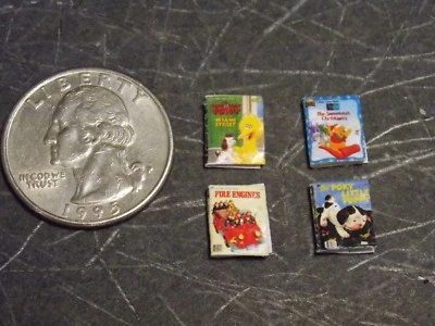 Dollhouse Miniature Children's Books Set 1:24 halfinch scale B184 Dollys Gallery - Image 1 of 4
