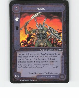 Azog - MECCG - The Balrog - Rare - Image 1 of 2