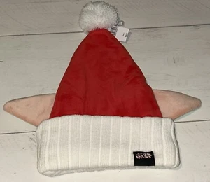 *2023 Disney Parks Star Wars Christmas Special Santa Baby Yoda Grogu Ears Hat - Picture 1 of 2