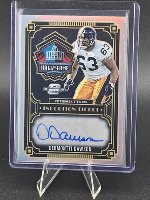 2023 Panini Contenders Optic Football Induction Ticket Dermonti Dawson /25 - Image 1 of 4