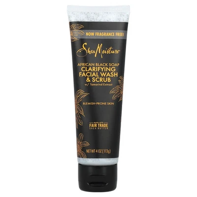 Clarifying Facial Wash & Scrub With Tamarind Extract, African Black Soap, - Image 1 of 2