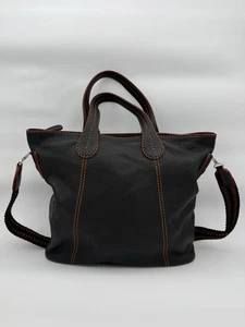 Tod’s braided strap crossbody, shoulder bag, Black Made In Italy - Picture 1 of 15