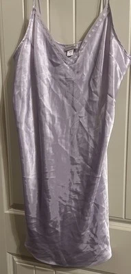 Vintage Jones New York Lilac Nightgown, Chemise, Teddy Mid Length Nightie Sz 1X - Image 1 of 4