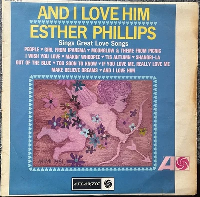 Esther Phillips And I love him 1965 Uk atlantic Vinyl Lp Atl 5030 - Image 1 of 3