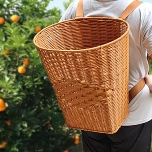 Picking Basket Multipurpose Retro Design with Shoulder Straps Flower Basket for - Picture 1 of 6