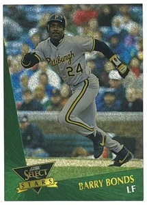 1993 Select Stars #7 Barry Bonds Pittsburgh Pirates - Picture 1 of 2