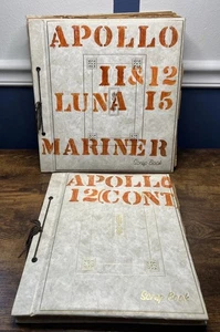 Vtg Apollo 11 12 LUNA 15 Mariner NASA Space Scrapbook Newspaper Article Ephemera - Bild 1 von 18
