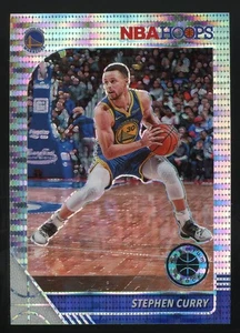 Panini NBA Hoops Premium Stock Stephen Curry Silver Pulsar Prizm #59 2019-20 - Imagen 1 de 2