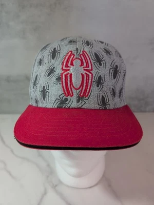 Gorra juvenil Marvel Spider-Man gris y roja Snapback Foto 1 de 4