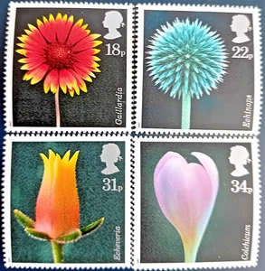 GB QEII 1987 SG 1347-1350~Flower Photgraph's by Alfred Lammer~Mint NH - Picture 1 of 1