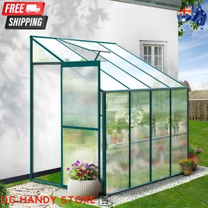 Greenfingers Greenhouse 2.52x1.27x2.13M Aluminium Polycarbonate Green House - Picture 1 of 7