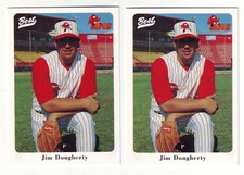 1996 Best Tucson Toros Jim Dougherty #6 - 2 Card Lot -  Houston Astros