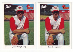 1996 Best Tucson Toros Jim Dougherty #6 - 2 Card Lot -  Houston Astros