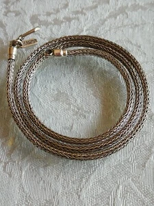 Sarda JTV Sterling Silver 925 Wheat Snake Chain Necklace 17 3/4" - Picture 1 of 4