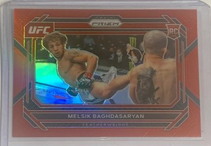 2023 Prizm UFC Melsik Baghdasaryan RC #77 Red Prizm /199 rookie