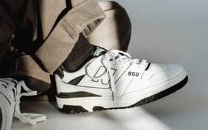 New Balance 550 White Black | Men's Size 8 BB550HA1 | 100% Authentic Panda - Picture 1 of 5