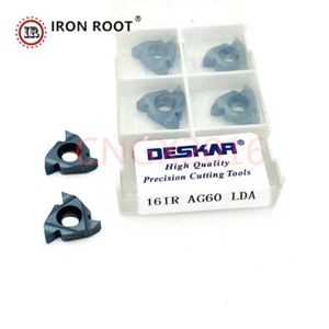 DESKAR 10P 16IR AG60 LDA Gewindeschneidplatte Hartmetalleinsatz CNC Drehmaschine Drehwerkzeug - Bild 1 von 6