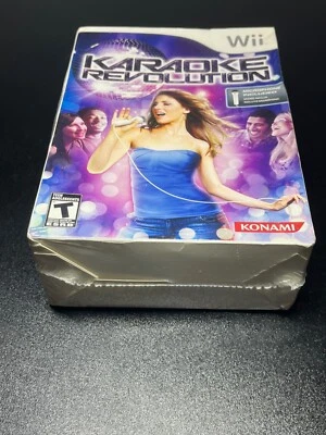Brand New Factory Sealed Karaoke Revolution Nintendo Wii Bundle w/ microphone ~ - Image 1 of 4