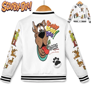 Scooby Doo Printed Kids and Youth Baseball Jacket - Picture 1 of 3