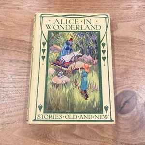 Alice's Adventures In Wonderland Stories Old & New Lewis Carroll Illustrated Vtg - Picture 1 of 20