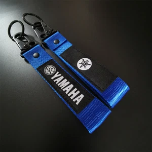 1PCS Keychain Motorcycles key Double Side Keychain Nylon For Yamaha Blue - Picture 1 of 6
