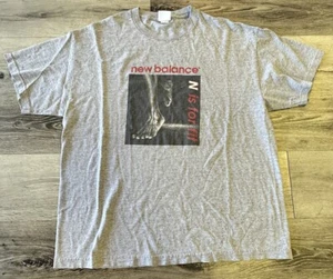 Vintage New Balance Shirt Size XL 90s N Is For Fit Finish Line Shoe Promo - Picture 1 of 8