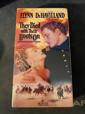 They Died With Their Boots On VHS New Sealed - Image 1 of 2