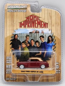 GREENLIGHT HOLLYWOOD S40 HOME IMPROVEMENT '46 FORD SUPER DE LUXE REAL RIDERS! - Picture 1 of 2