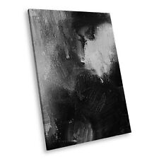 AB1717 Black White Abstract Portrait Canvas Picture Print Large Wall Art Retro