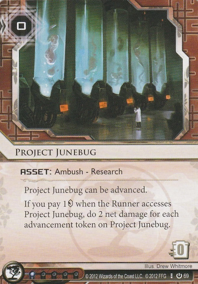 ANDROID NETRUNNER CARD - PROJET JUNEBUG - Image 1 of 1