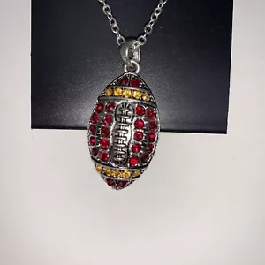 Collar colgante de fútbol troyano USC - Imagen 1 de 2