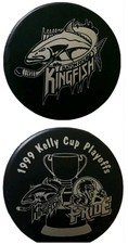 1999 KELLY CUP PLAYOFFS BATON ROUGE KINGFISH VS PEE DEE PRIDE ECHL VTG GAME PUCK