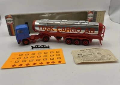 herpa 1/87 Volvo F12 Tank Cargo AB HO Gauge Boxed 1:87 scale Z2 - Image 1 of 4