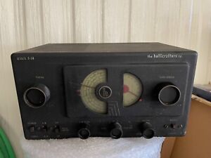 VINTAGE The Hallicrafters Co Tube Radio Receiver Model S-38 In Working Condition