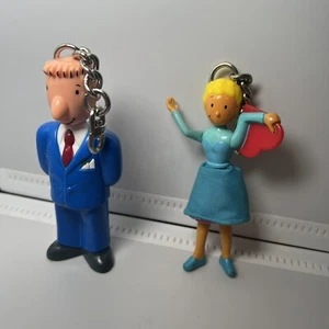 Nickelodeon Doug Erster Film Doug und Patti 4’inches 1999 Schlüsselanhänger - Bild 1 von 3