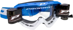 Pro Grip 3450 Riot Goggles With Roll-Off System Light Blue/White - Picture 1 of 1
