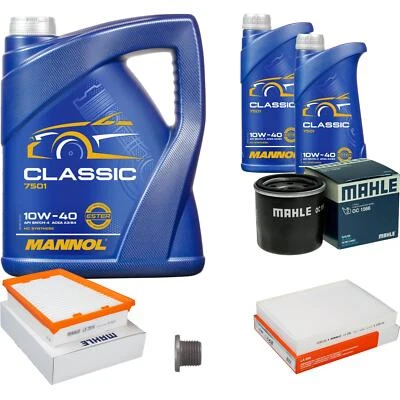 MAHLE Inspección Set 7 L MANNOL Classic 10W-40 Para Renault Grand Scénic III - Imagen 1 de 4