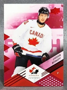 2024-25 Upper Deck Team Canada Juniors Red Foil - You Pick - Picture 1 of 45