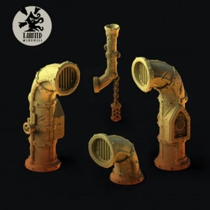 Industrial Pipes - 28mm Terrain - Grimdark - Tainted Windmill - Imperial - Scifi - Picture 1 of 1