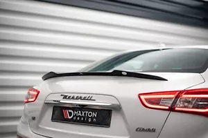 Cup spoiler posteriore NERO per Maserati Ghibli Mk3 attacco spoiler attacco demolitore - Foto 1 di 7