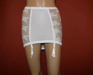 sexy Damen Strapsgürtel Hüftgürtel weiss hoher Schnitt Spitze Gr.36 38 40 NEU - Bild 1 von 4