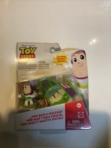 Disney Pixar Toy Story Mini Buzz Light Year Figur und Raumschiff Exklusiv Neu - Bild 1 von 2