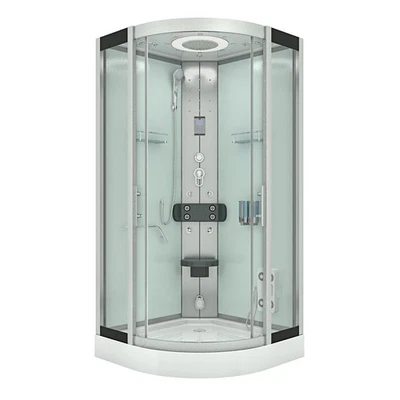 AcquaVapore Duschkabine Dusche D58-20T0 Komplettdusche Fertigdusche 100x100 cm - Bild 1 von 4