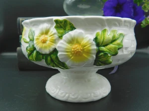 Geo Lefton Rustic Daisy Candy Dish , Compote, Fruit Or Planter (TF1165) - Picture 1 of 12