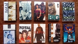 10 Classic Hip Hop and R&B Cassette Singles (Notorious BIG, Lil Kim, Craig Mack) - Picture 1 of 8