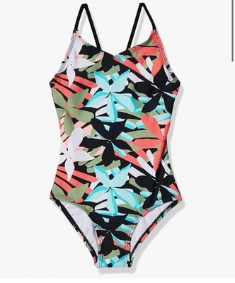 Kanu Surf Girls' Daisy Beach Sport one Piece Swimsuit size 12 NWT surf sport - Image 1 of 4
